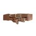 Unisex Ladies Fashion Western Style carving loose tight buckle adjusting waist wrap cowgirl elastic plus size waist wrap_viptrois.com