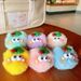 Creative Rainbow Elf Cute Student Bag Cartoon Ornaments Gift Net Red Plush Pendant Keychain Accessories_viptrois.com