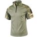 Men's Summer Frog Suit Short Sleeve Tactical Outdoor Training Clothing American Camouflage Breathable Polyester Fiber Thin_viptrois.com