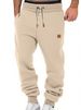 Men's Clothing Foreign Trade Spring And Autumn Men's Casual Sports Trousers Color Trend Sweatpants European And American Loose Leg Pants_viptrois.com