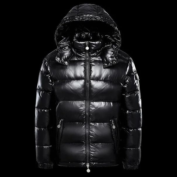 Herren Daunen Jacke Weiße Enten Haube Warm Glänzende Männer Glänzend Schwarz Rot Gepolstert Flauschigen Mantel Mann Winter Puffer Frauen_viptrois.com