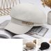 New Waffle Beret Women Korean Style Internet Celebrity Fashion Versatile Artist Octagonal Hat For Men_viptrois.com