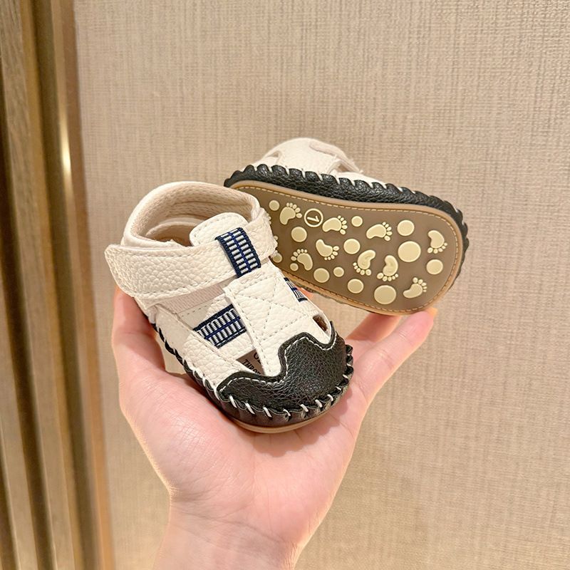 Summer Infant Boys And Girls Baby Boys Soft Bottom Sandals Soft Bottom Non Slip Breathable 6 12 Months Baby Walking Shoes_viptrois.com