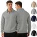 Men's Premium Jacquard Polo Shirt - Long Sleeve Button-Down Collar Sweatshirt For Spring & Autumn, Comfortable & Stylish_viptrois.com
