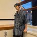Men's Clothing Retro Silhouette High End Niche Design Short Sleeved Shirt Trend_viptrois.com