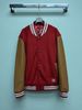 High Quality 2025 Autumn Winter New Red Wool Leather Baseball Jacket Loose Cardigan For Men And Women_viptrois.com