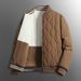 High-End Men's Autumn And Winter Reversible New Business Baseball Collar Jacket Casual Coat Plus Size Cotton Clothing_viptrois.com