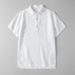 Men's Clothing Summer New Linen Polo Shirt Men's Short Sleeved Slim Lapel Shirt Cotton Linen Men's Casual Lining Open Chested Shirt_viptrois.com