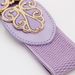 Yingfena Classic Flower Fashionable Elastic Casual Women's Waistband Decorative Belt_viptrois.com