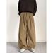 Maillard Yamamoto Pants Men's Autumn And Winter Trendy Brand Velvet Thickened Drape Lazy Wind Loose Casual Versatile Wide-leg Pants_viptrois.com