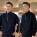 Retro Top Corduroy Stand Up Collar Jacket Men's Half Zip Casual Solid Color Hoodie_viptrois.com