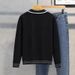 Men's Clothing Men's Japanese Minimalist Cardigan - Double-Zip Knit Sweater Coat With Notch Lapel, Oversized Relaxed Fit (Navy/Black/Olive Green)_viptrois.com