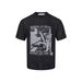 EME Yishengyi American Retro Hollow Texture Summer Niche Rock Punk Knitted Round Neck Short-sleeve T-shirt For Men_viptrois.com