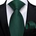 Unisex A Men's 8cm Solid Color Fashion Hand Tie Pocket Towel Suit, Business Party Tie Square Towel Combination_viptrois.com