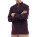 Steampunk Gothic Victorian Pirate Polo Shirt For Men, Retro Renaissance Style Long Sleeve Linen Blend Top For Halloween Cosplay & Themed Events_viptrois.com