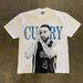 Pure Cotton Oversized Curry Goodnight Print Loose Short Sleeved T-Shirt 250g Heavyweight Y2K Style for Couples_viptrois.com