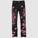 Men's Clothing New Men's Straight Jeans Fashion Ins Hot Style Non Elastic Embroidered Straight Jeans_viptrois.com