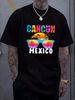 CANCUN MEXICO Vacation Beach Matching Family Group T Shirt Versatile Streetwear Comfortable Homme Soft Graphic Summer Casual Breathable Unisex_viptrois.com