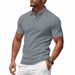 Cross-border Summer Hot Sale European Size Mesh Men's Polo Shirt Casual Golf Quick-dry Short Sleeve T-shirt Men_viptrois.com
