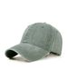 Washed denim baseball cap women, duckbill cap, large head circumference, sun protection hat, summer hat for women_viptrois.com