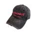 Women's Hats Washed Old Hole Baseball Cap For Men And Women All Match Letter Cap For Face Showing Small Trend Couple Sun Hat_viptrois.com