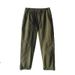 Loom Heavyweight! European And American Style 2024 Men's Spring Washed Twill Loose Wide-Leg Cargo Casual Pants_viptrois.com