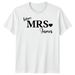 Personalised Future Mrs James Bride To Be Wedding Mens T-Shirt Mens Womens Tees Top Womens Unisex Top_viptrois.com