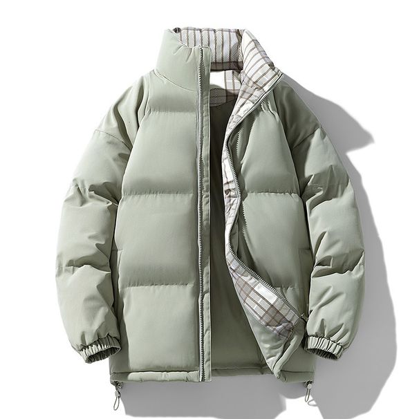 Unisex Winter Puffer Jacket – Streetwear Style, Thickened Polyester Coat With Stand Collar (S-Xxxxl, 7 Colors, Slim & Oversize Fit)_viptrois.com