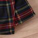 kid's clothing Christmas winter girl high neck long sleeve plaid irregular culottes vintage cute little children's suit_viptrois.com