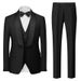 Men's Clothing Suit Three piece Men's Double Slit_viptrois.com