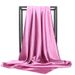 Apparel Accessories Solid color large square scarf 90cm Malay casual headscarf silk gift scarf monochrome shawl cheap gauze scarf wholesale_viptrois.com