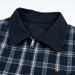 American High Street Plaid Turn-down Collar Baseball For Men Women, Spring And Autumn National Trend Loose Couple_viptrois.com