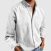 "Men's Long Sleeve Casual Shirt - Breathable Cotton Blend, Classic Button-Up Design For Everyday Wear (Multiple Colors & Sizes)"_viptrois.com