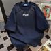 Men's Heavyweight T-Shirt With Side Letter Print - Oversized Fit Cotton Tee For Streetwear & Casual Style_viptrois.com