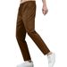 Summer Men's Light Sports Casual Pants Breathable Midweight Polyester Straight Leg Mid Waist Machine Washable_viptrois.com
