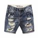 Men's Clothing Korean Style Trendy Men's Summer Trendy Ripped Denim Shorts For Boys Internet Celebrities The Same Style Cool Retro Casual Shorts Trend_viptrois.com