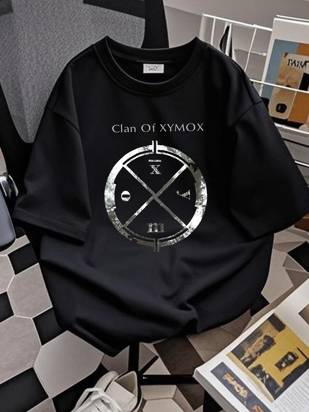 Clan Of Xymox T Shirt Alt Rock Goth Dark Wave Band Casual Fashion Versatile Slightly Summer Homme Unisex Graphic Comfortable Stylish Stretched_viptrois.com