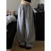 Vintage Style Women's Casual Pants - Loose Fit Wide Leg Joggers With Straight Cut For Comfort & Stylish Look (Multiple Colors & Sizes)_viptrois.com