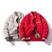Men's Clothing New Chinese Red Astronaut Embroidered Jacket Men's Autumn And Winter Youth Student Baseball Uniform Cotton Coat_viptrois.com