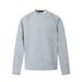 Round Neck Sweatshirt Loose Casual Men's Spring Autumn Vibe Trendy Brand Deconstructed Solid Color Versatile Pullover_viptrois.com