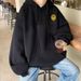 Autumn and Winter Trendy Brand Versatile Simple Hoodie Men's Retro High Street Loose Coat Trendy_viptrois.com
