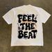 American Trendy Brand Printed Short Personality T-Shirt Couple Style Summer Loose Versatile Top Half Sleeve Pure Cotton_viptrois.com