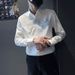 Men's Clothing Woven Shirt Men's Long Sleeved White Shirt Spring And Autumn Handsome Men's Tops New Shirt_viptrois.com