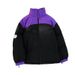 Padded-on Men's And Women's Loose Stand-up Collar Color Matching Couple Padded Jacket Men_viptrois.com