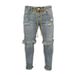 European And American New Men's Slim-fitting Ripped Pants New Men's Paint Jeans_viptrois.com