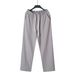 Men's Cotton-Linen Drawstring Pants – Lightweight Straight Fit Summer Trousers In White/Black/Khaki/Navy (S-3XL, Beach & Casual Wear)_viptrois.com