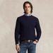 Men's Embroidered Pony Pullover Sweater – Soft Wool-Blend, Round Neck, Long Sleeve (S-XXXL, Off-White/Black/Dark Blue/Greyish/Orange)_viptrois.com