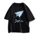 Men's Clothing Summer Ice Silk Cool T Shirt Men's Loose Round Neck Half Sleeve Trendy Brand Simple Short Sleeve T Trendy All Match Print_viptrois.com