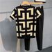 Men's Clothing Men's Slim Fit Large Size Jacquard Round Neck Sweater 2021 Autumn And Winter Knitted Sweater Half Sleeve Youth Pullover Sweater_viptrois.com