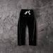 American Personality Dark Design Sense Trendy Zipper Irregular Straight Pants Men And Women The Same Versatile Retro Trousers_viptrois.com